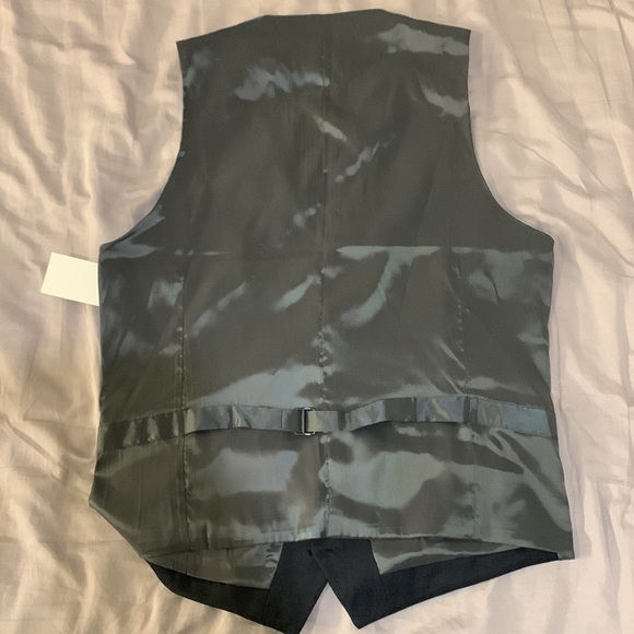 BRAND NEW Mens Gray & Black Vest - J. Ferrar Size Small - Picture 4 of 10